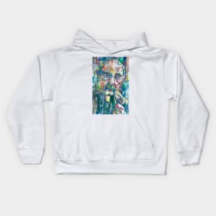 RUDYARD KIPLING - watercolor portrait .! Kids Hoodie